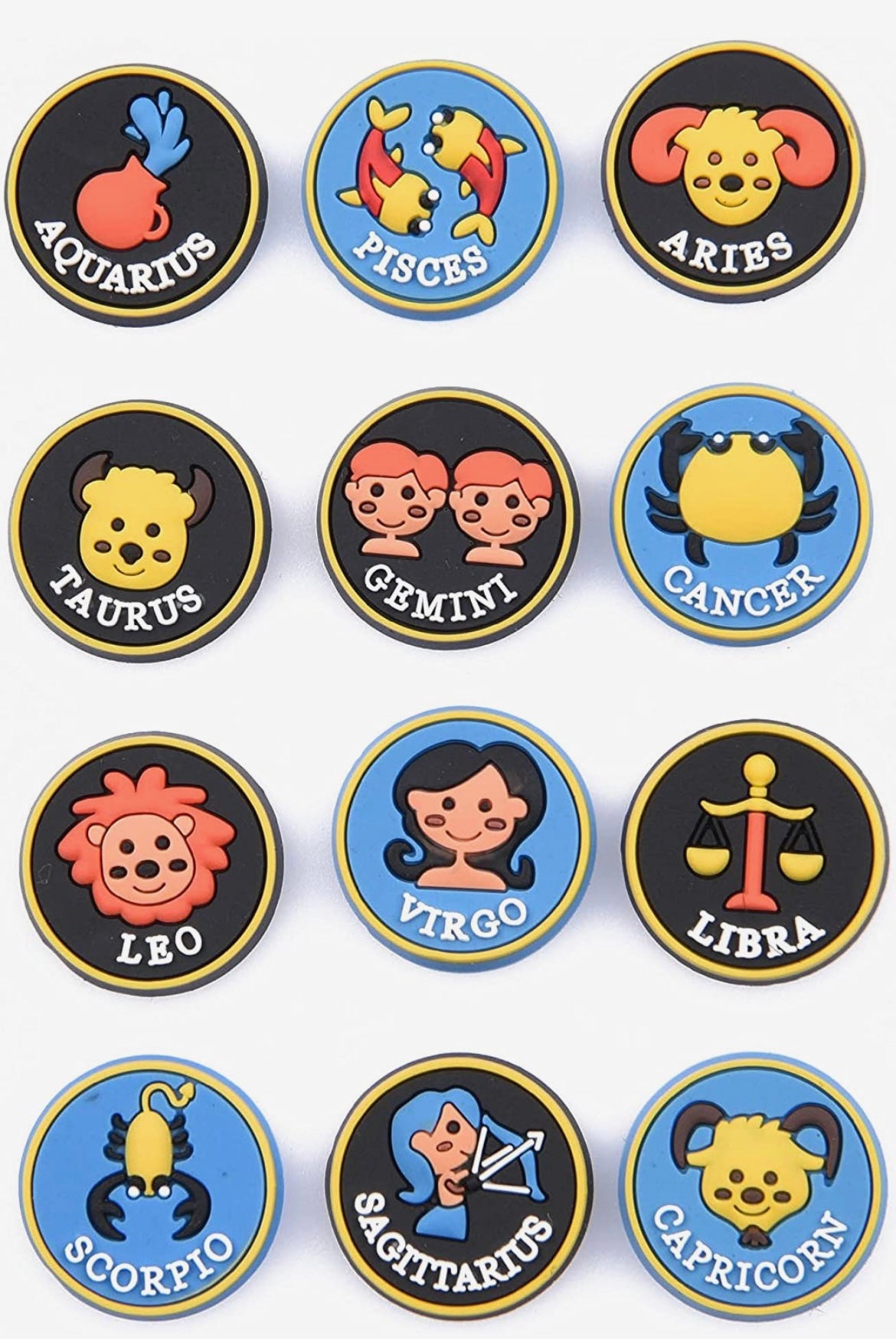 Zodiac Croc Charms
