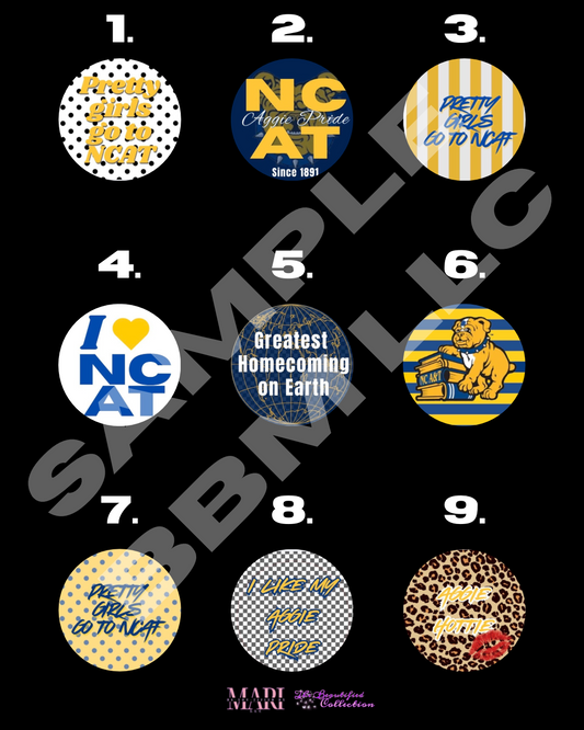 NCAT Gameday Pins