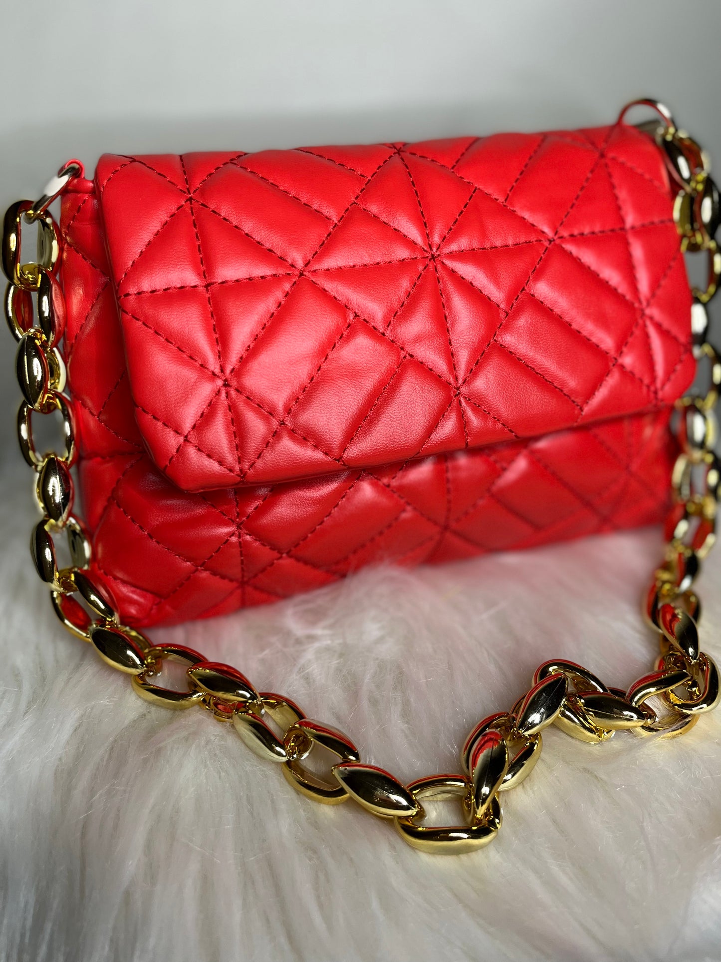 Gold Chain Clutch Purse