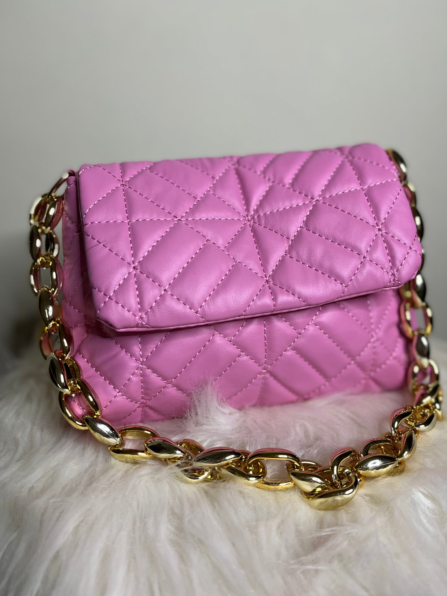 Gold Chain Clutch Purse