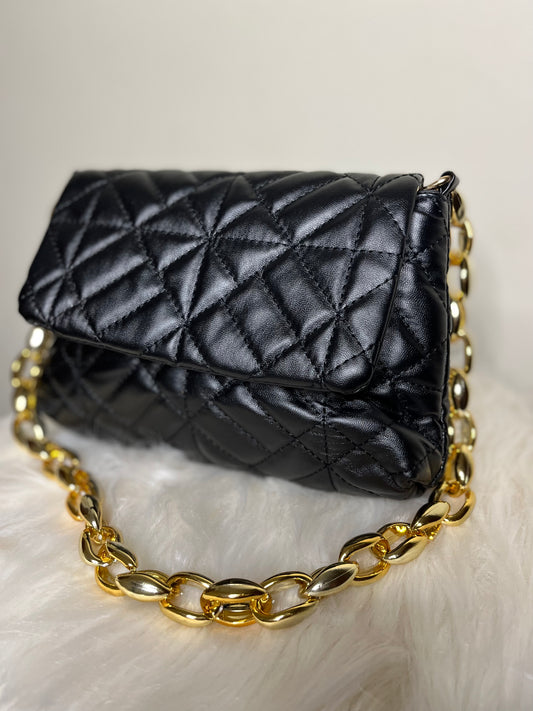 Gold Chain Clutch Purse