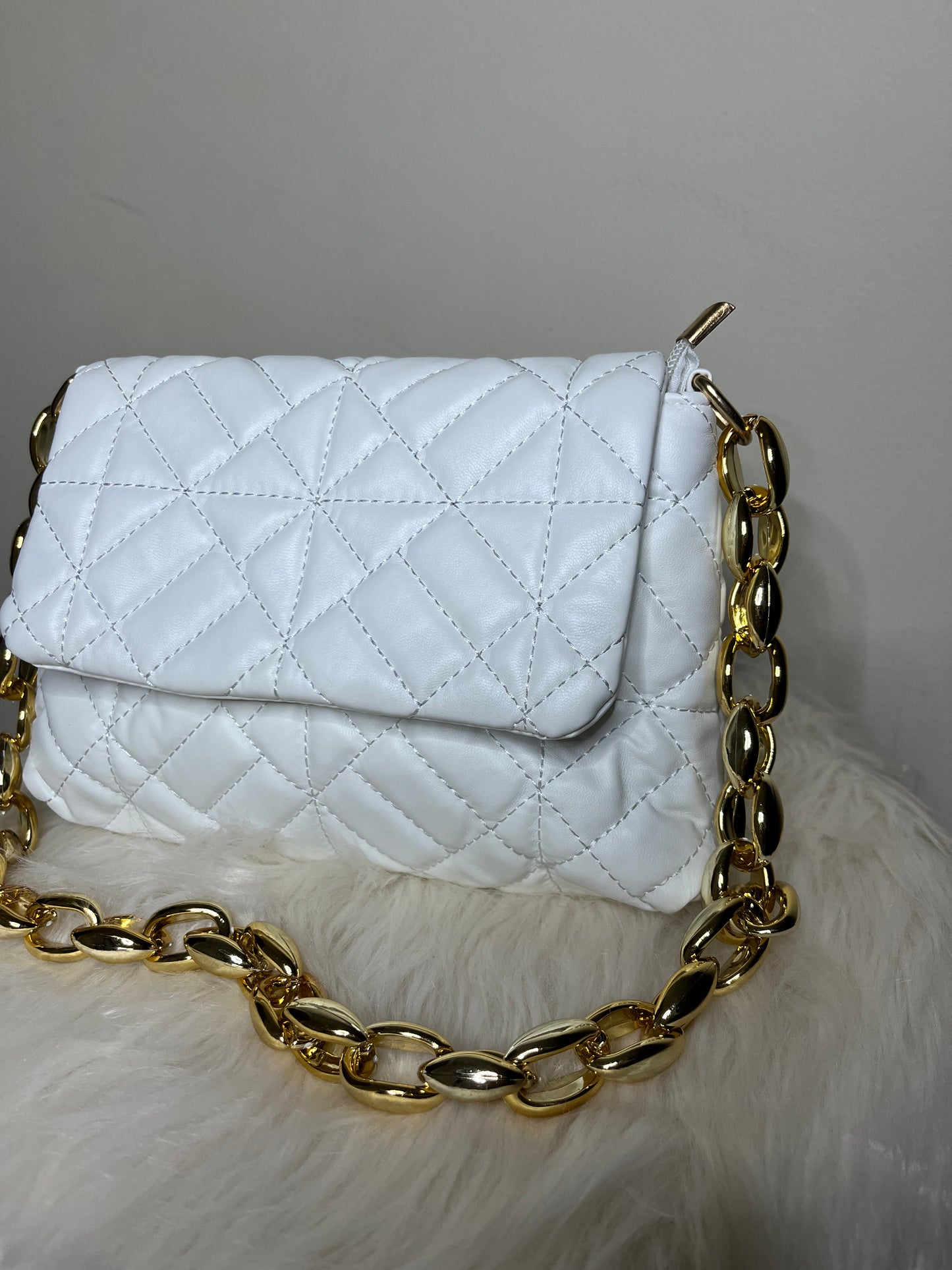 Gold Chain Clutch Purse