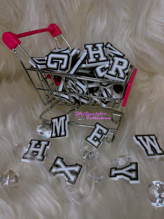 Regular Letter & # Croc Charms
